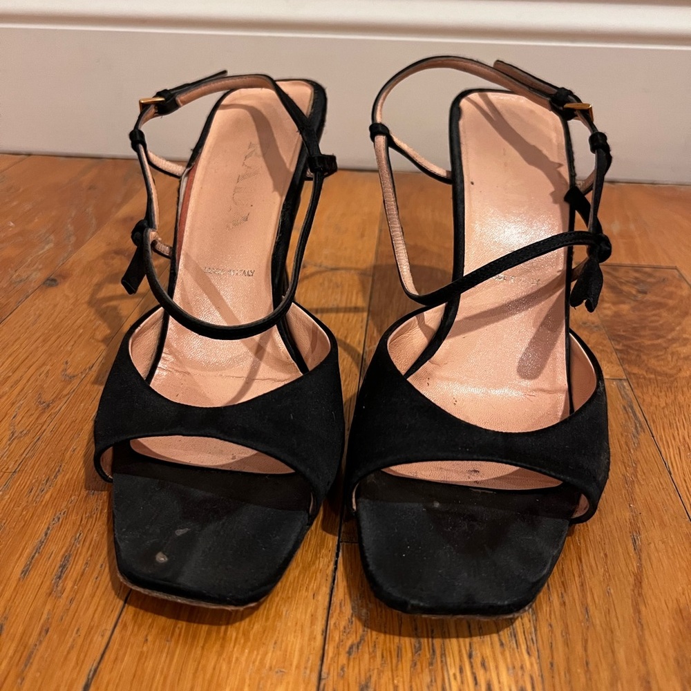 Prada black sling back heels. Size 39 and a half.